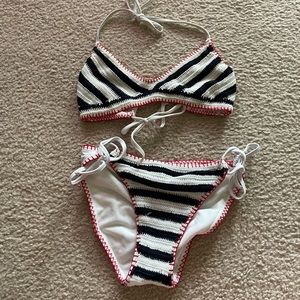 Triangle Bikini Swim Women Junior GREAT CONDITION Small